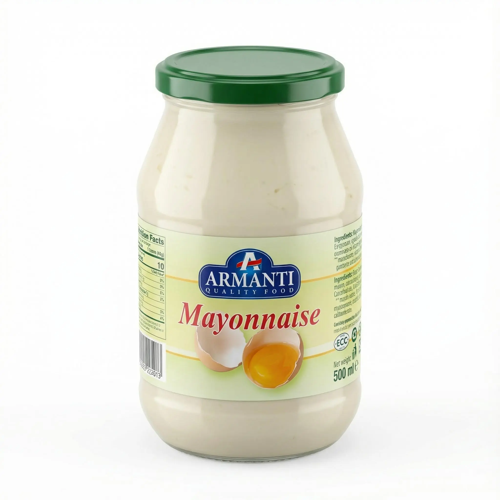 pot de mayonnaise Armanti pour assaisonnement quotidien